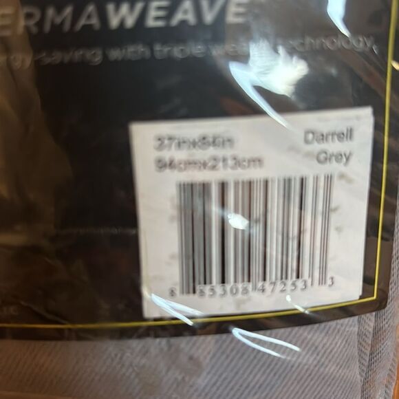 ECLIPSE Blackout Curtains for Bedroom-Darrell 37" x 84- 1 panel - Picture 7 of 8